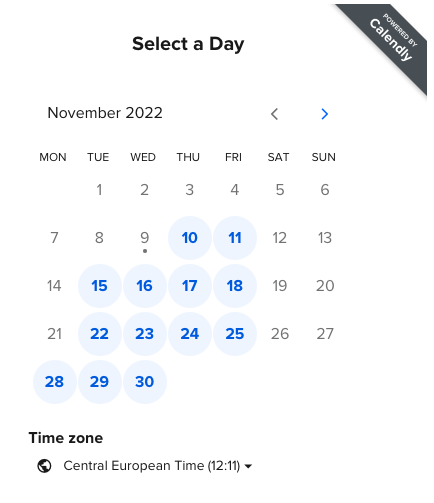 vb agenda calendly